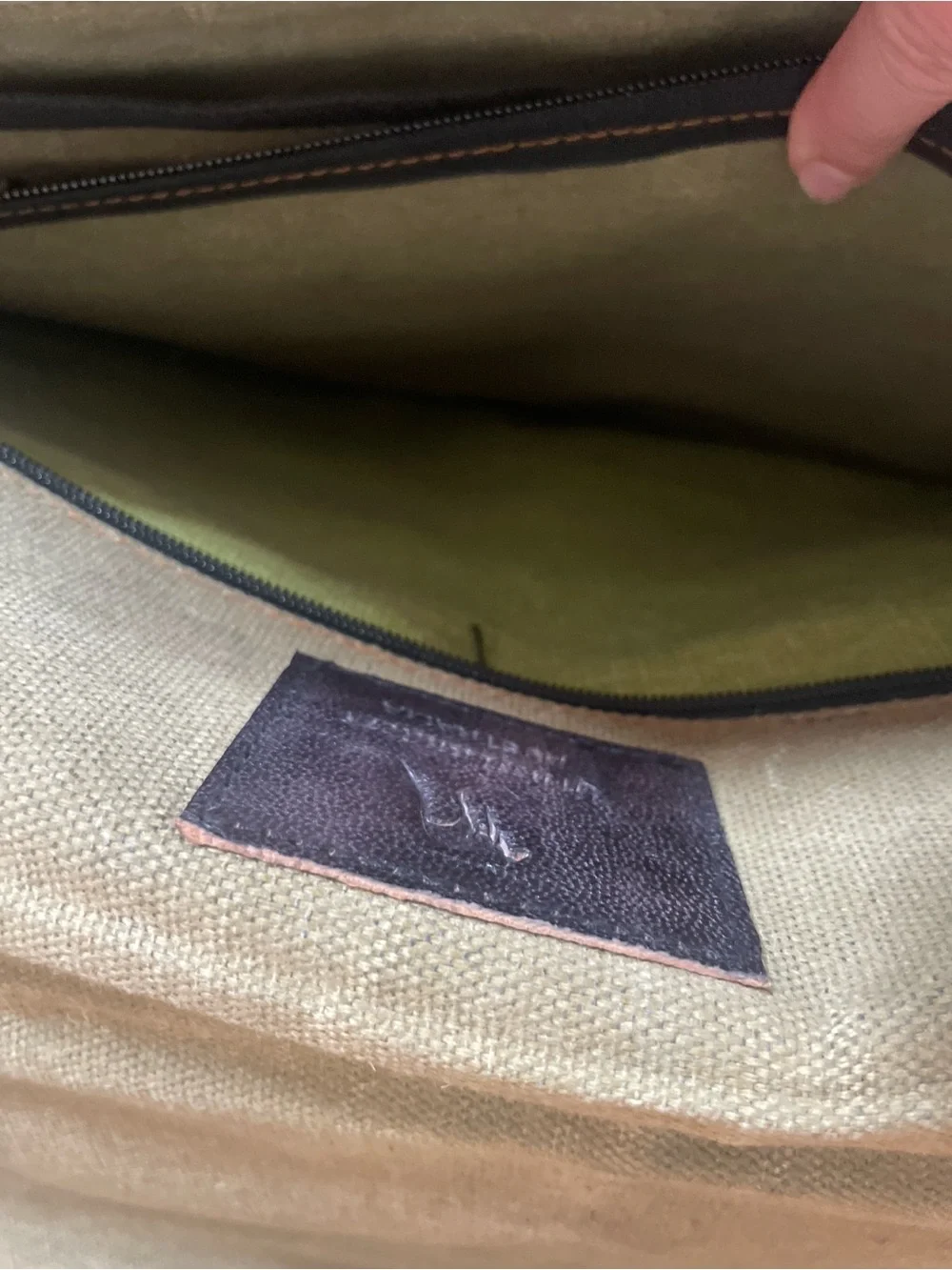 Grasslanders Australia Brown Leather Messenger Bag with Front Pocket (OL3)